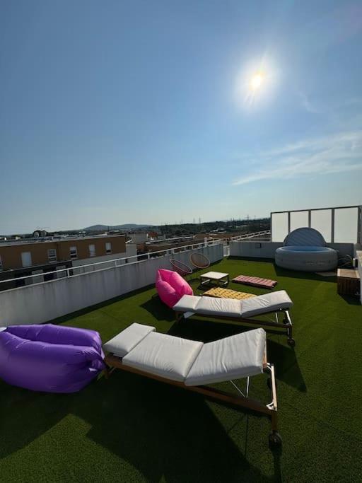Luxueux 5 Pc, Jacuzzi, Rooftop, Terrasse, Clim Montpellier Extérieur photo
